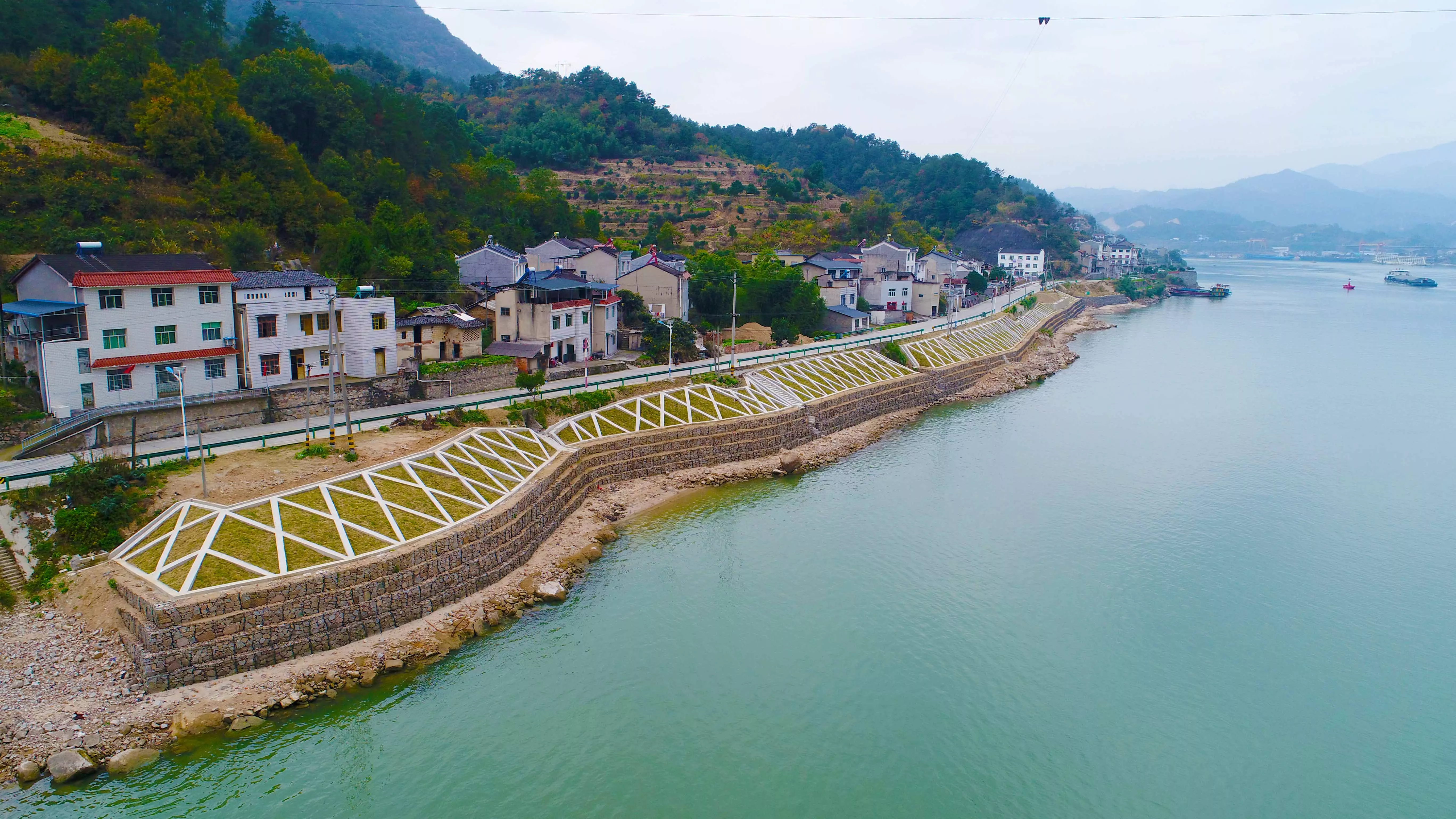 三峡库区后续地质灾害防治夷陵区黄陵庙至南沱库岸防护工程